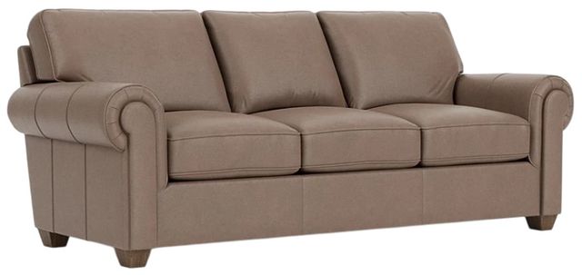 Flexsteel® Customizable Carson Leather 91" Sofa-0