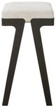Uttermost® Hover Aged Black/Ivory Counter Stool-3
