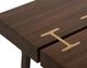 International Furniture Direct Walnut Brown End Table-3