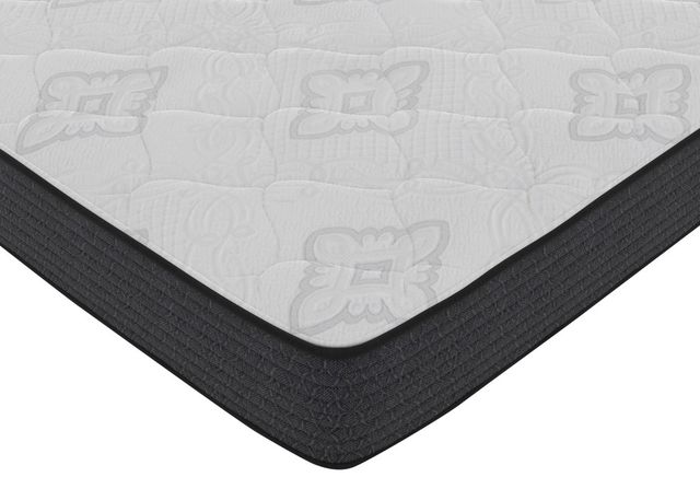 Symbol® Hybrid Cymbal 8" Wrapped Coil Medium Tight Top King Mattress in a Box-1