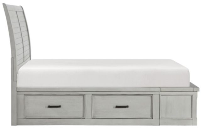 Homelegance® Willowbrook Light Gray King Storage Platform Bed-3