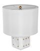 A & B Home White 14" Table Lamp-0