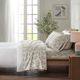 Olliix by True North by Sleep Philosophy Cozy Flannel Multi Leaves King 100% Cotton Printed Sheet Set-4