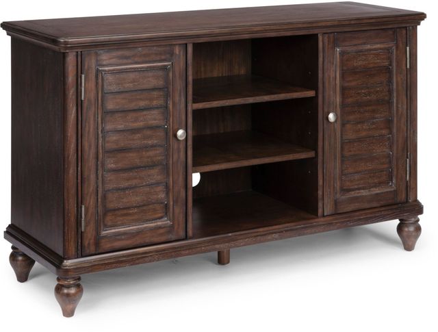 homestyles® Southport Distressed Oak Entertainment Center-1