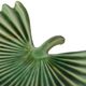 A & B Home Green Leaf Large Decorative Plate-1