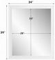 ACME Furniture Gaines White Rectangular Mirror-2