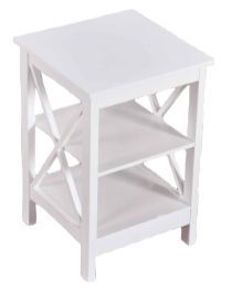 Milton Greens Stars 3-Piece White Occasional Table Set-1