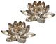 A & B Home Gold Lotus Candle Holders-0
