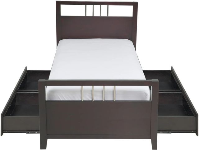Modus Furniture Nevis Espresso Queen Platform Storage Bed-2