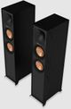 Klipsch® Reference 6" Black Textured Wood Grain Vinyl Floor Standing Speaker-3