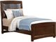 Vaughan-Bassett Transitions Dark Cherry Full Upholstered Headboard-0