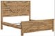 Signature Design by Ashley® Maystonna Brown Queen Crossbuck Panel Bed-2