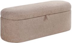 Crown Mark Philipa Mauve Tweed Storage Bench