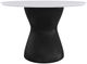 Caracole® Kelly Hoppen Jose White Top Dining Table with Matte Black Base-3