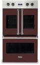 Viking® 7 Series 30" Kalamata Red Professional Built In Double Electric French Door Wall Oven-0