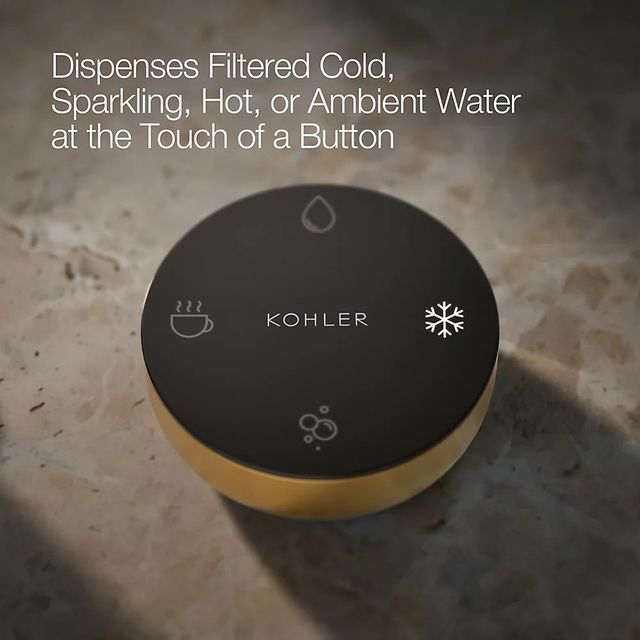 KOHLER® Aquifer® Matte Black 4-in-1 Tall Arc Beverage Faucet-4