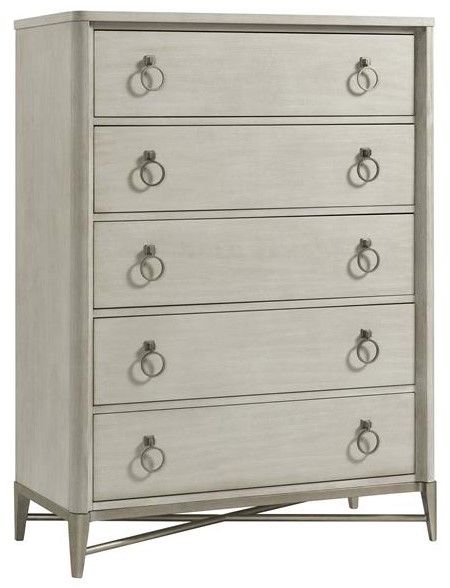Riverside Furniture Maisie Champagne 5-Drawer Chest-0