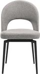 Armen Living Lucia 2-Piece Grey Dining Chair Set-1