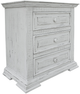 International Furniture Direct Terra White 4-Piece Vintage White Distressed Queen Bedroom Set-3