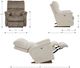 La-Z-Boy® Brooks Charcoal Power Rocking Recliner with Headrest and Lumbar-3
