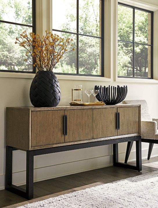 Lexington Home Zanzibar Tavola Black/Brown Sideboard-1