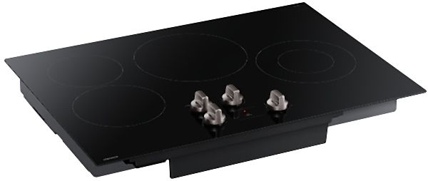 Samsung 30'' Black Glass Electric Cooktop-3