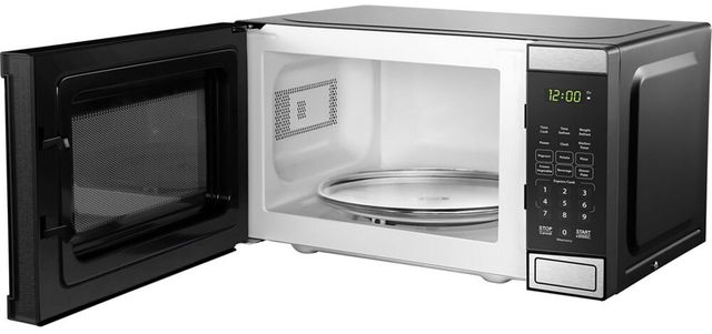 Danby® 0.7 Cu. Ft. Black with Stainless Steel Countertop Microwave-3