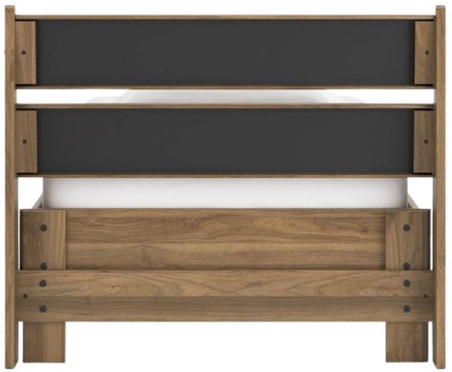 Signature Design by Ashley® Deanlow Honey Twin Platform Panel Bed-3