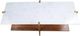 Riverside Furniture Everly Fresh Walnut Console Table with Gold Base-4