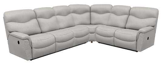 La-Z-Boy® James Powder Reclining Sectional with Custom Layout Options-0