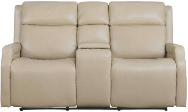 Hooker® Furniture MS Nelson Salvo Beige Power Reclining Loveseat with Power Headrests and Lumbar-2