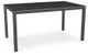 Amisco Customizable Ricard Black Italian Porcelain Rectangular Table-0