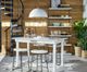 Universal Explore Home™ Modern Farmhouse Elena Picket Fence Counter Table-1