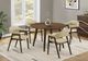 Monarch Specialties Inc. Brown Walnut 48" Round Dining Table-1