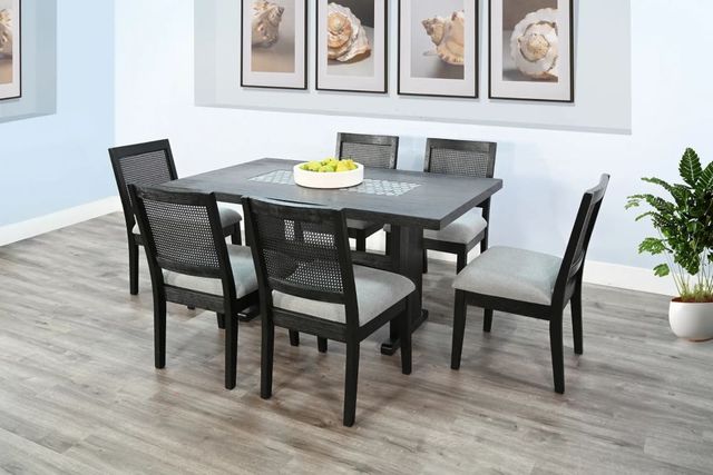 Sunny Designs™ Geovanni Silver/Umber Dining Chair-1