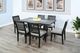 Sunny Designs™ Geovanni Silver/Umber Dining Chair-1