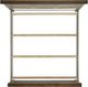 Elements International Farmington 3-Piece Medium Brown/Washed Stone King Panel Bedroom Set-2