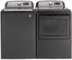 GE® Diamond Gray Top Load Laundry Pair-0