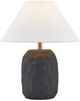 Forty West Roman Matte Black Table Lamp-2