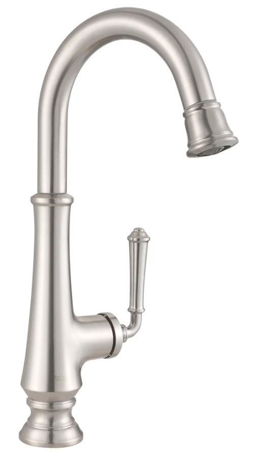 American Standard Delancey® Stainless Steel Single-Handle Pull-Down Function Bar Faucet-0