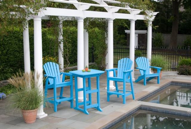 Seaside Casual Adirondack Shellback Bar Chair-2