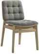 Coaster® Hamlyn 5-Piece Gray/Natural Oak Round Dining Table Set-5