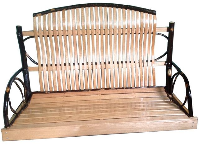 TEI Amish Natural Swing Chair