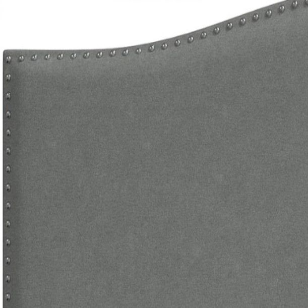 American Wholesale Furniture Leighford Stone King Upholstered Bed-3