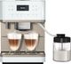 Miele CM 6360 MilkPerfection Lotus White Clean Steel Metallic Countertop Coffee Maker-1