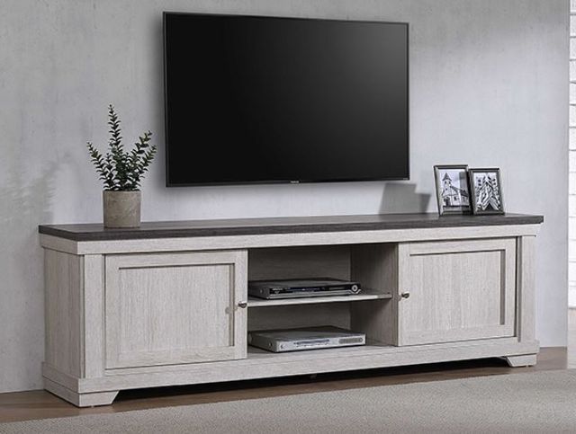 Crown Mark Leighton Beige TV Stand-1