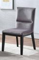 Steve Silver Co.® Amalie Black/Gray Velvet Upholstered Side Chair-3