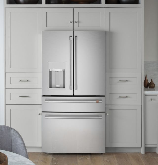 Café™ 36 in.  27.8 Cu. Ft. Stainless Steel 4-Door French Door Refrigerator-9