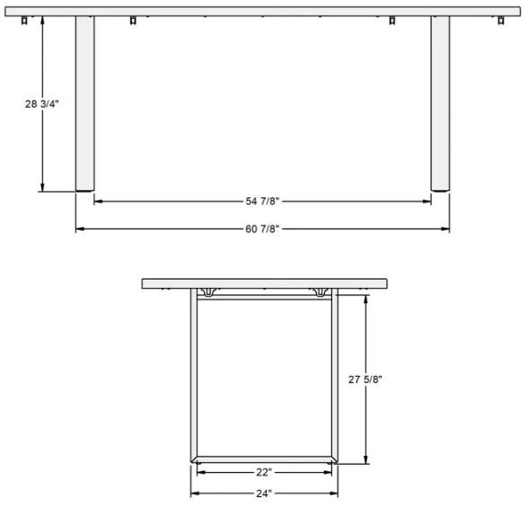 Amisco Customizable Burton Dining Table-1