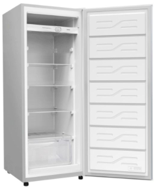 Vitara 6.8 Cu. Ft. White Upright Freezer-1